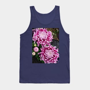 Chrysanthemum Flower Pink Tank Top